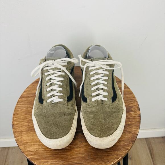 Vans Old Skool Grape Leaf True White Platform Suede Sneakers Women’s Size 9 - Picture 3 of 9